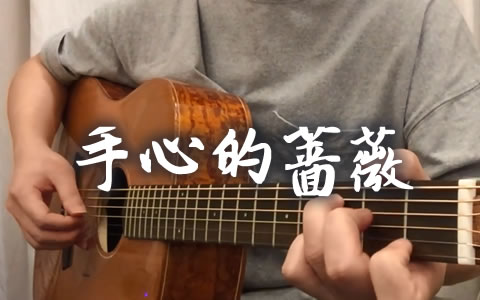 手心的蔷薇吉他谱_林俊杰/邓紫棋_C调_弹唱演示视频