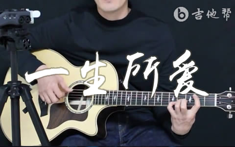 一生所爱吉他谱_卢冠廷《大话西游》主题曲_弹唱演示视频