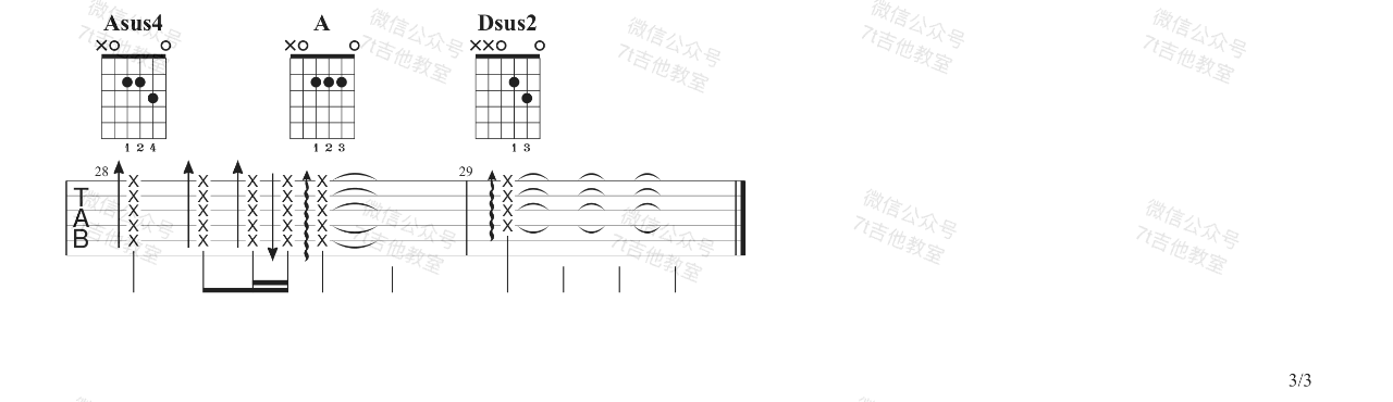 Tank-给我你的爱吉他谱-弹唱演示-3