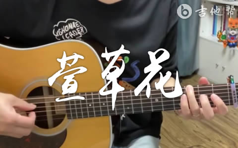 萱草花吉他谱_G调弹唱谱_张小斐_吉他教学视频