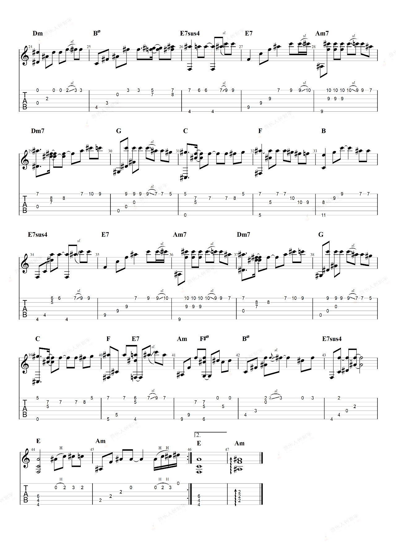 命运·韩剧《浪漫满屋》主题曲钢琴简谱 数字双手 한성호-虫虫钢琴