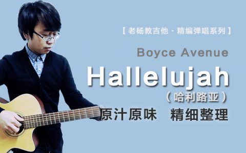 Hallelujah吉他谱_Boyce Avenue_哈利路亚_原版精编