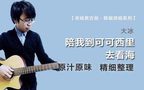 陪我到可可西里去看海吉他谱_大冰_G调精编_高清弹唱谱