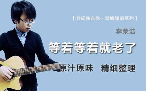 等着等着就老了吉他谱_李荣浩_原版精编_完整弹唱谱
