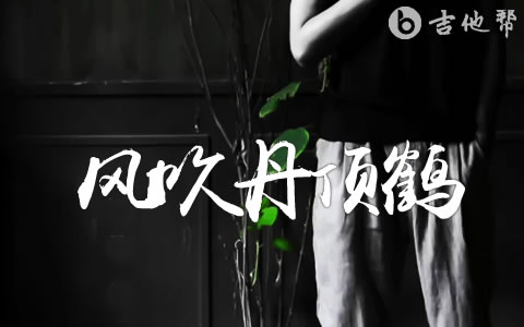 风吹丹顶鹤 葛东琪 弹唱六线谱