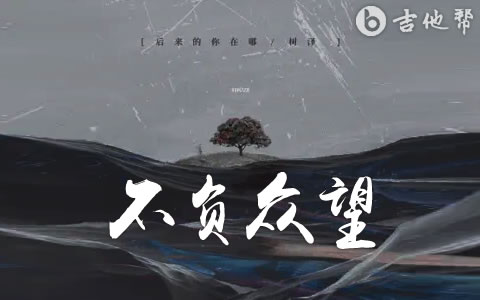 不负众望吉他谱_陈婉菁_G调指法_吉他帮