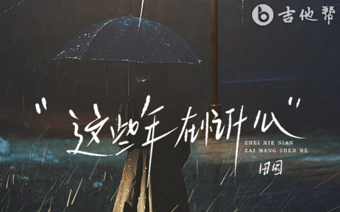 这些年在忙什么吉他谱_田园_G调简单版_吉他帮