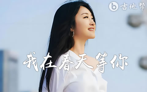 我在春天等你吉他谱_杨钰莹_完整版