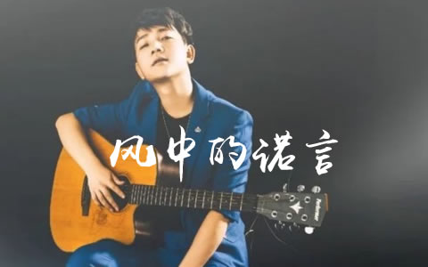 风中的诺言吉他谱_乐者_C调弹唱谱_完整版